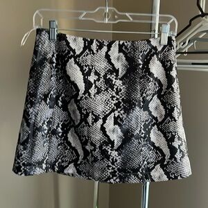 urban outfitters python skirt size small